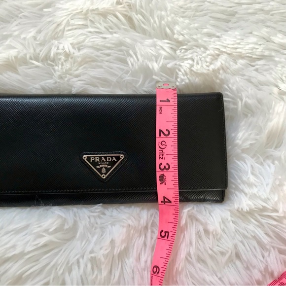 PRADA SAFFIANO BLACK WALLET - Picture 9 of 9